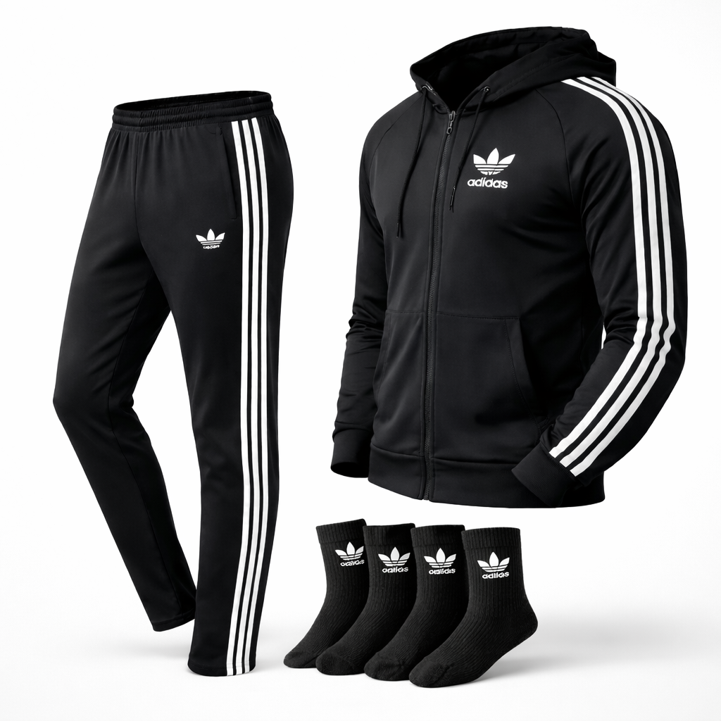 Conjunto Adidas camppera y pantal&oacute;n